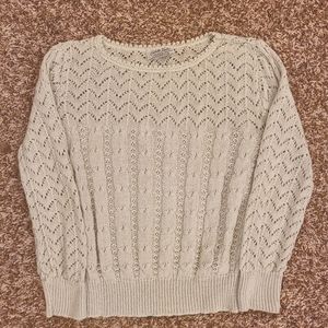 Vintage knit lace fall winter sweater